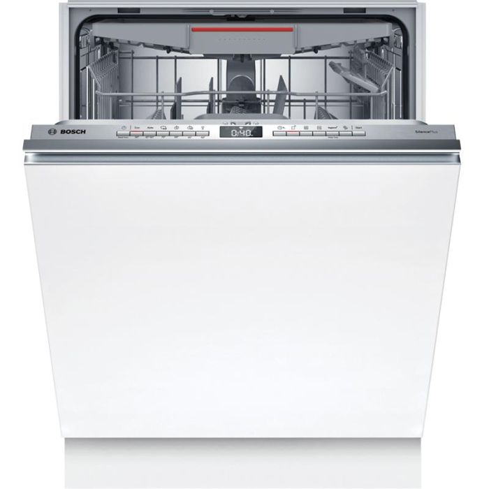 Посудомийна машина Bosch вбудована, 13компл., D, 60см, дисплей, 3й кошик, білий
