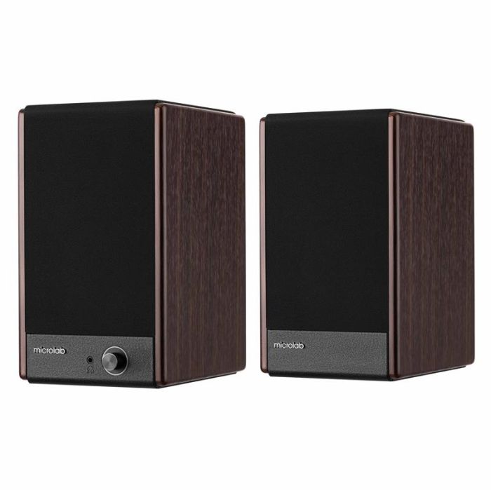 Акустична система MICROLAB SOLO 3 2.0, 40w, mini-jack/, коричневий