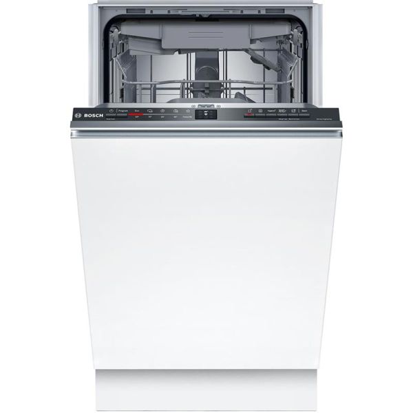 Посудомийна машина Bosch вбудована, 10компл., D, 45см, дисплей, 3й кошик, білий