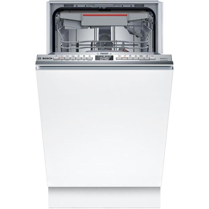 Посудомийна машина Bosch вбудована, 10компл., D, 45см, дисплей, 3й кошик, білий