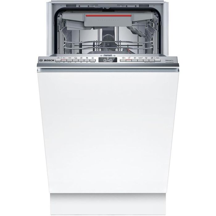 Посудомийна машина Bosch вбудована, 10компл., E, 45см, дисплей, 3й кошик, білий