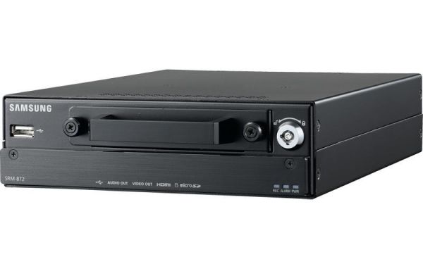 Відеореєстратор транспортний Hanwha SRM-872, 8ch, 1HDD/SDD, 8PoE, 5MP~CIF, GPS, Gmap, Heater
