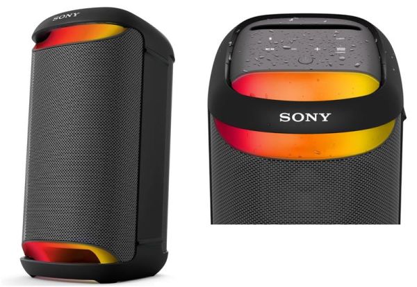 Акустична система Sony SRS-XV500B 2.0, BT 5.2, IPX4, LED, Party Connect, SBC, AAC, LDAC