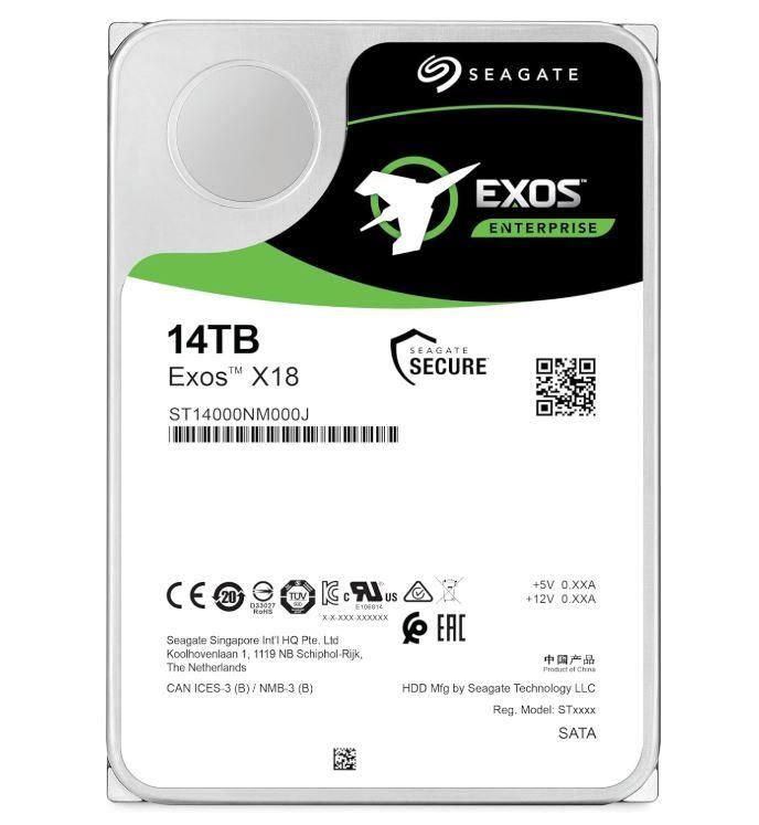 Жорсткий диск Seagate 14TB 3.5" 7200 256MB SATA Exos X18