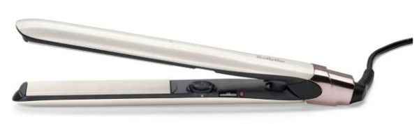 Випрямляч Babyliss Stardust Shimmer, 49Вт, темп.режимов-13, 170-235 °C, терморукавичка, титан-кераміка, білий