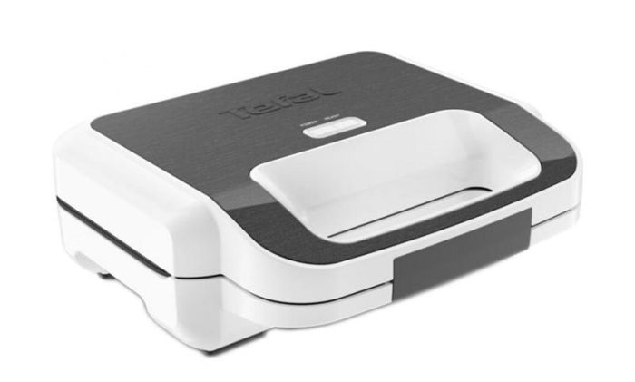 Мультимейкер Tefal Snack XL 850Вт, тефлон, 3 пластини, корпус-пластик, біло-чорний