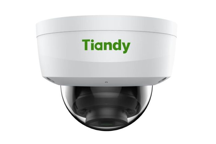 IP-камера Tiandy TC-C34KS Spec:I3/E/Y/C/SD/2.8mm/V4.2, 4MP, Starlight Dome, 2.8mm, f/1.6, IR30m, PoE, IP66, IK10