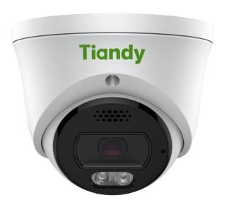 IP-камера Tiandy TC-C35XQ Spec:I3W/E/Y/2.8mm/V4.2, 5MP, EW Color Maker Turret, 2.8mm, f/1.0, IR30m, LED15m, DC12V, PoE, IP66, Speaker