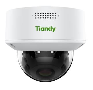 IP-камера Tiandy TC-C38MS Spec:I5/A/E/Y/M/H/2.7-13.5mm/V4.0, 8MP, Starlight Motorized IR Dome, 2.7-13.5mm, f/1.6, IR50m, DC12V, PoE, IP66, IK10