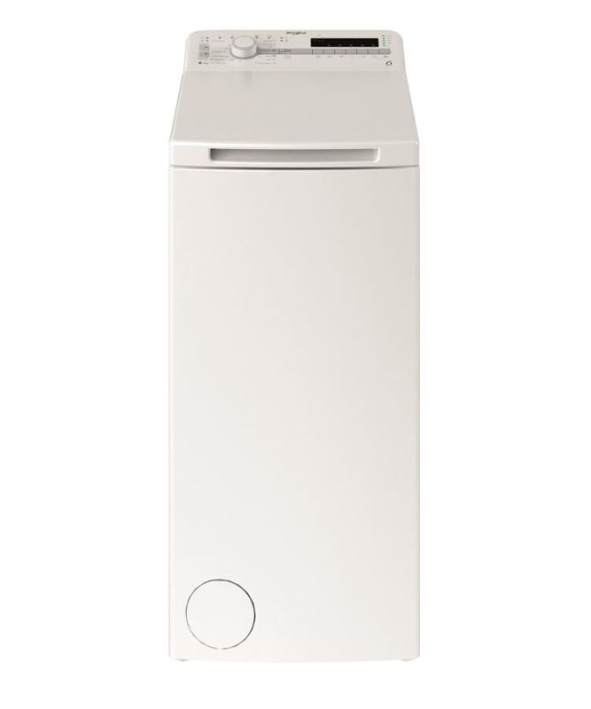 Пральна машина Whirlpool вертикальна, 6кг, 1000, C, 60см, дисплей, білий