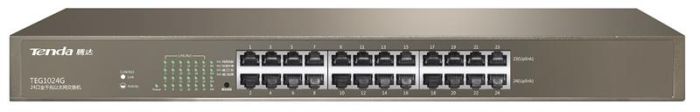 Комутатор TENDA TEG1024G 24xGE, Некерований