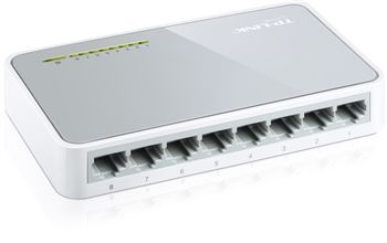 Комутатор TP-LINK TL-SF1008D, 8xFE, Некерований