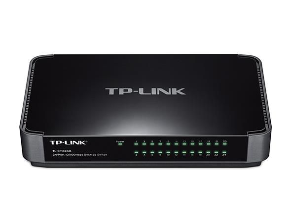 Комутатор TP-LINK TL-SF1024M 24xFE, Некерований