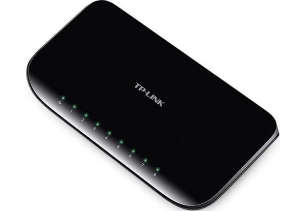 Комутатор TP-LINK TL-SG1008D 8xGE, Некерований