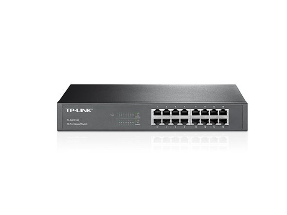 Комутатор TP-LINK TL-SG1016D 16xGE, Некерований