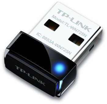 Адаптер WiFi TP-LINK TL-WN725N N150, USB