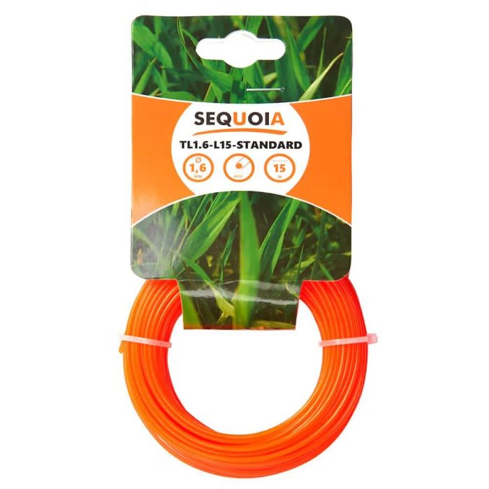 Ліска косильна SEQUOIA TL1.6-L15-Standard 1.6мм 15м кругла