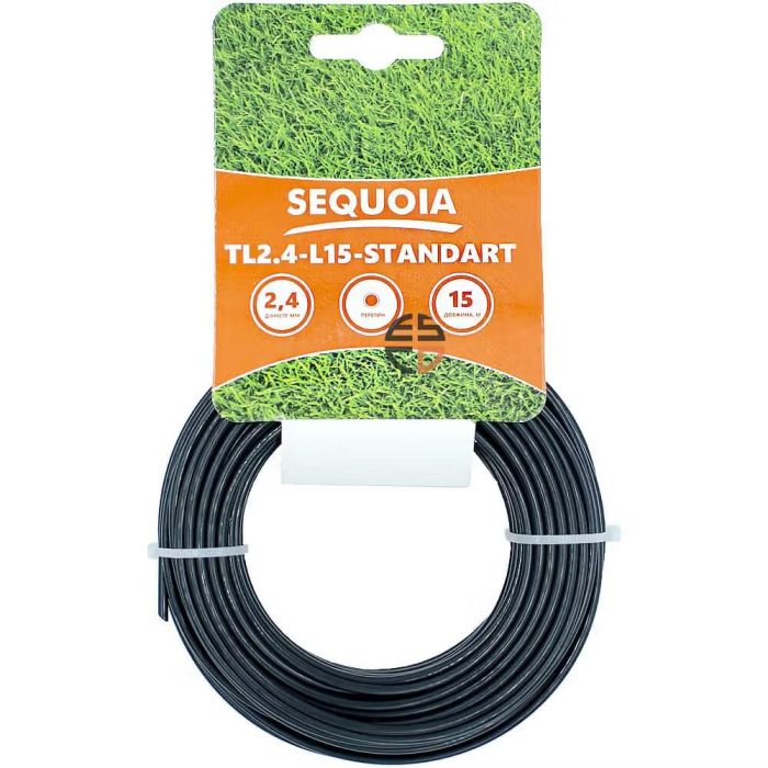 Ліска косильна SEQUOIA TL2.4-L15-Standart 2.4мм 15м кругла