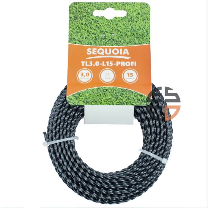 Ліска косильна SEQUOIA 3мм 15м кручений квадрат