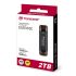 Портативний SSD Transcend 2TB USB 3.1 Gen 2 Type-A + Type-C ESD310 Чорний