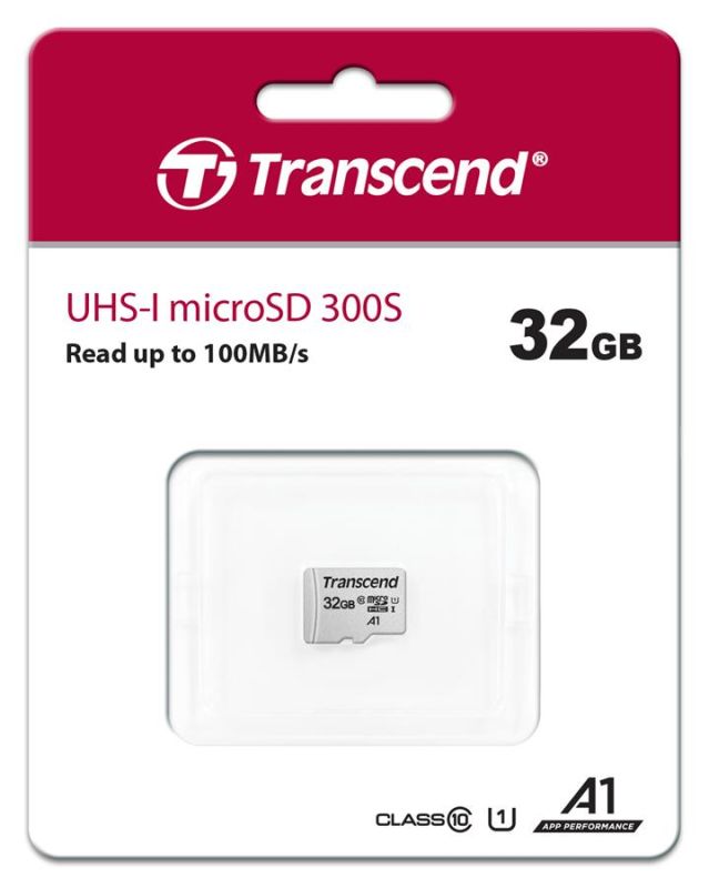 Карта пам'яті Transcend microSD   32GB C10 UHS-I R100/W20MB/s