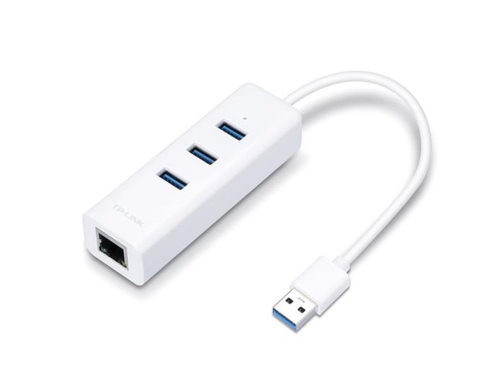 Мережевий адаптер TP-LINK UE330 1xGE, 3xUSB3.0, USB3.0