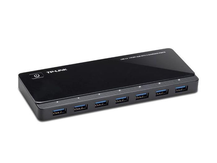 Хаб USB TP-LINK UH720 USB-A > 7xUSB3.0/2xUSB3.0 (Швидка зарядка)