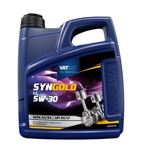 Олива моторна VATOIL SynGold LL 5W-30 4л (10-4 LL) (50017)