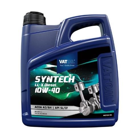 Олива моторна VATOIL SynTech LL-X Diesel 10W-40 4л (12-4 DIESEL) (50783)