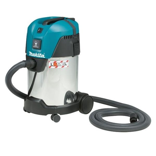 Пилосос професійний Makita VC3011L 1000Вт 210мБар контейнер 30л розетка 2600Вт 10.5кг
