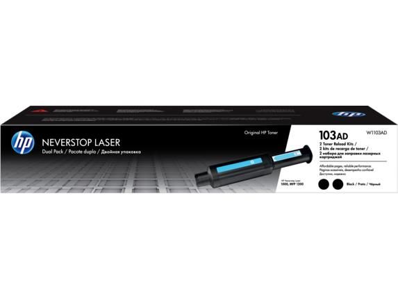 Тонер HP 103AD Neverstop LJ 1000a/1000w/1200a/1200w подвійна упаковка (2*2500стор)