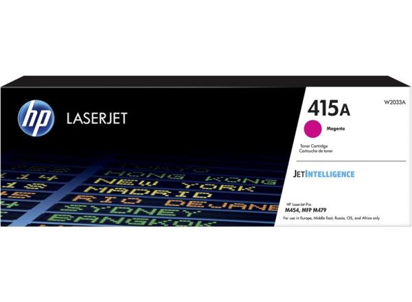Картридж HP 415A CLJ Pro M414/454/479, Enterprise M455/M480 Magenta (2100стор)