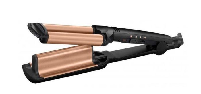 Плойка Babyliss Depp Waves, гофре , 85Вт, темп.режимів-3, 160-210С, природні хвилі, кераміка, турмалін , чорний