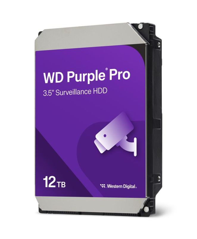 Жорсткий диск WD 12TB 3.5" 7200 512MB SATA Purple Pro Surveillance