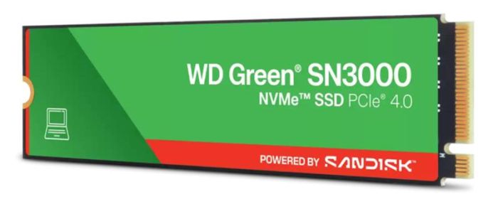 Накопичувач SSD WD M.2 1TB PCIe 4.0  Green SN3000