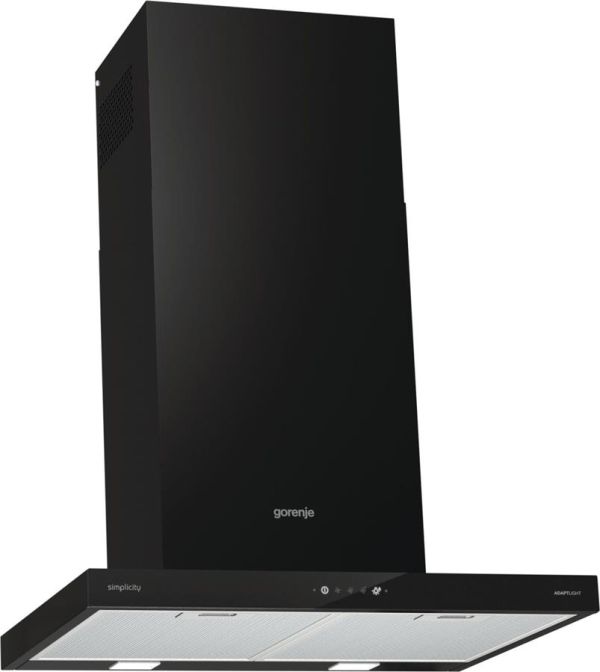 Витяжка Gorenje купольна, 60см, 650м.куб/год, чорний