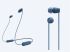 Навушники In-ear Sony WI-C100 BT 5.0, IPX4, SBC, AAC, Wireless, Mic, Синій