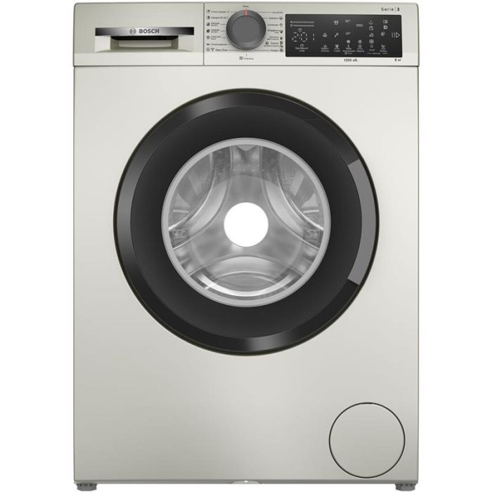 Пральна машина Bosch фронтальна, 8кг, 1200, A, 52см, дисплей, сірий