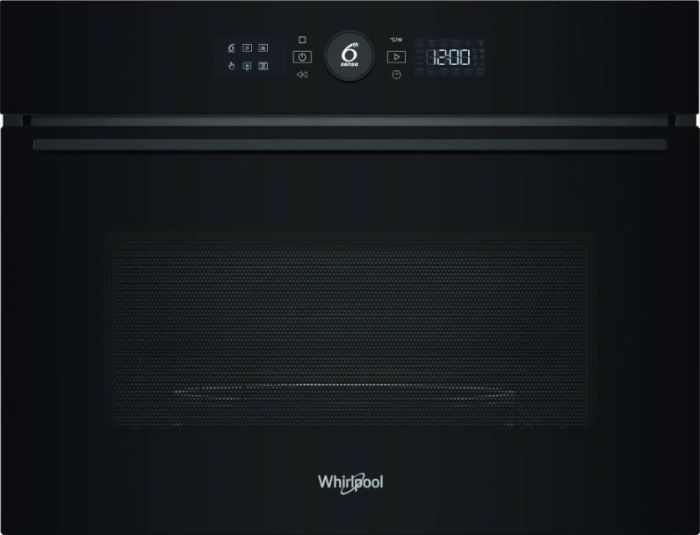Духова шафа Whirlpool електрична компактна, 40л, дисплей, конвекція, ф-ція мікрохвиль, чорний