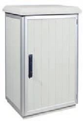 Шафа ZPAS 19", 25U, SZD, всепогодна вулична, 600x600 мм, максимально 1000кг, сіра