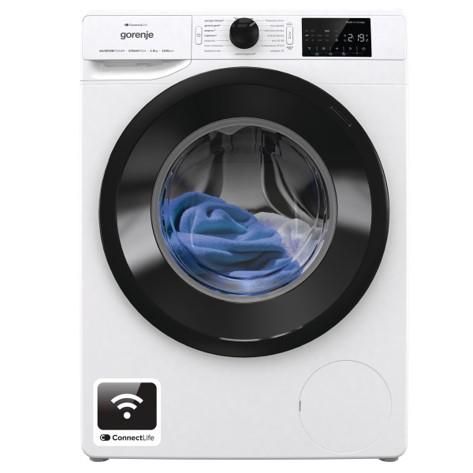 Пральна машина Gorenje фронтальна, 8кг, 1200, A+++, 46,5см, дисплей, інвертор, пара, Wi-Fi, білий