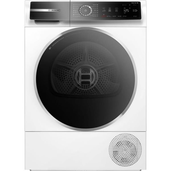 Сушильна машина Bosch тепловий насос, 9кг, A+++, 61см, дисплей, білий