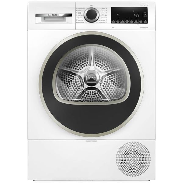 Сушильна машина Bosch тепловий насос, 9кг, A++, 61см, дисплей, білий