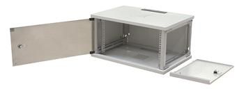 Шафа  ZPAS 19", 6U, SJ, з змінними бічними стінками, 600х500 мм, максимально 30кг, сіра