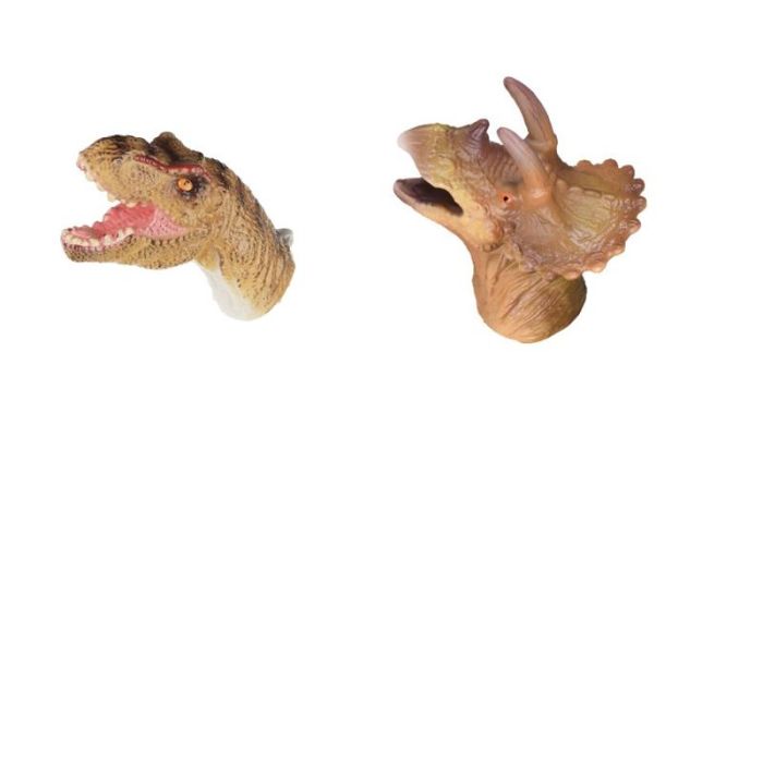 Ігровий набір Same Toy Пальчиковий театр Тиранозавр та Трицератопс, 2шт