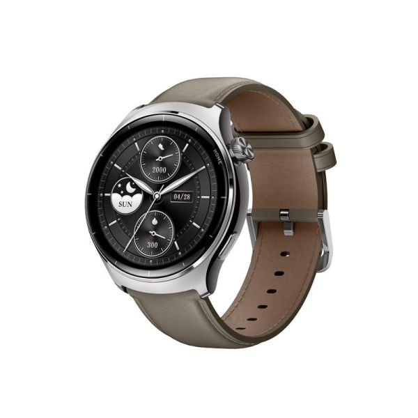 Смарт-годинник Mibro Lite 3 Pro 45мм, 1.32", 466x466, AMOLED, BT 5.3, GPS, 5 ATM, сірий хакі