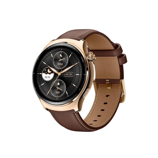 Смарт-годинник Mibro Lite 3 Pro 45мм, 1.32", 466x466, AMOLED, BT 5.3, GPS, 5 ATM, рожево-золотий