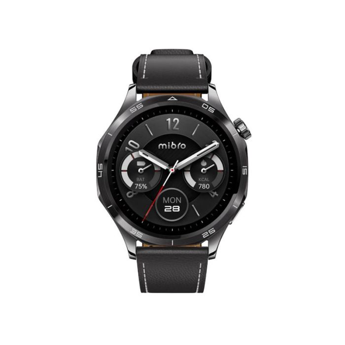 Смарт-годинник Mibro GT 46мм, 1.43", 466x466, AMOLED, BT 5.3, GPS, 5 ATM, темний метал