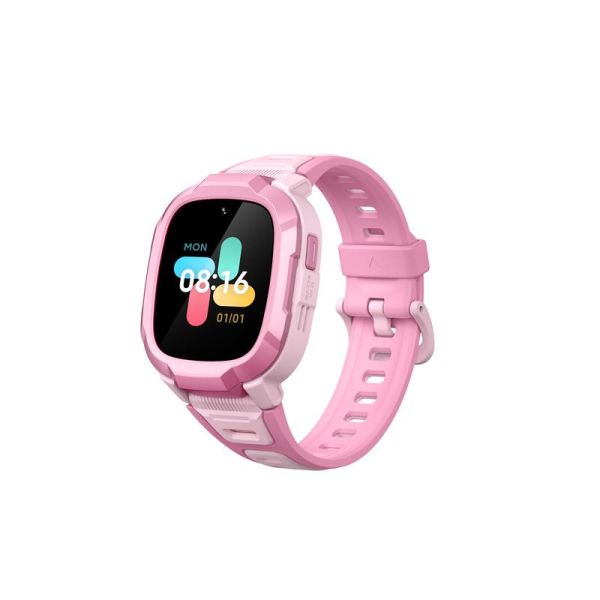 Дитячий годинник-телефон Mibro P6, 1.4", 240x280, GPS, 2MP, 900мА·год, 2АТM, рожевий