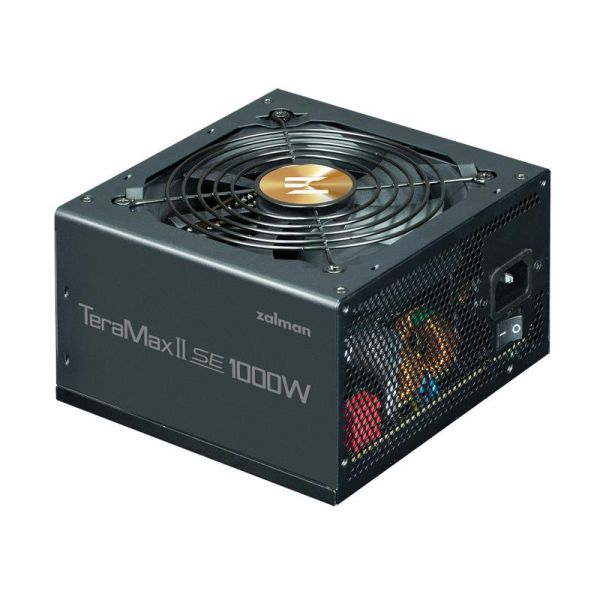 Блок живлення Zalman Teramax II SE  (1000W) 89%, 80+ Gold, 120мм, 1xMB 28pin (18+10), 2xCPU(4pin+ 4pin), 3xMolex, 12xSATA, 4xPCIe 8pin(6+2), 1xPCIe GEN5 16pin,